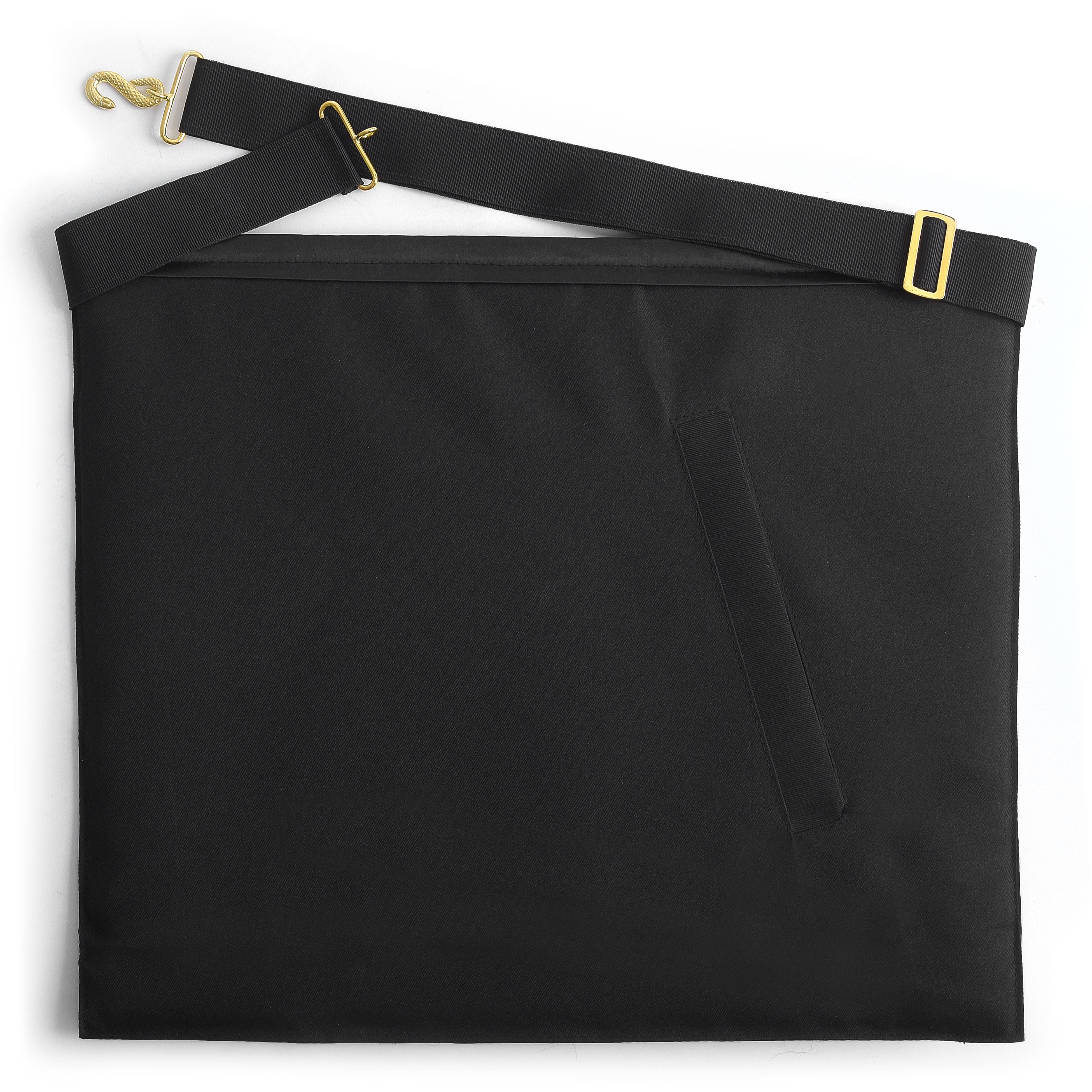 Knights Templar Commandery Apron - Black Velvet