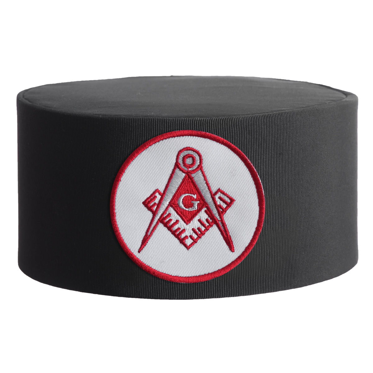 Master Mason Blue Lodge Crown Cap - White & Red Emblem