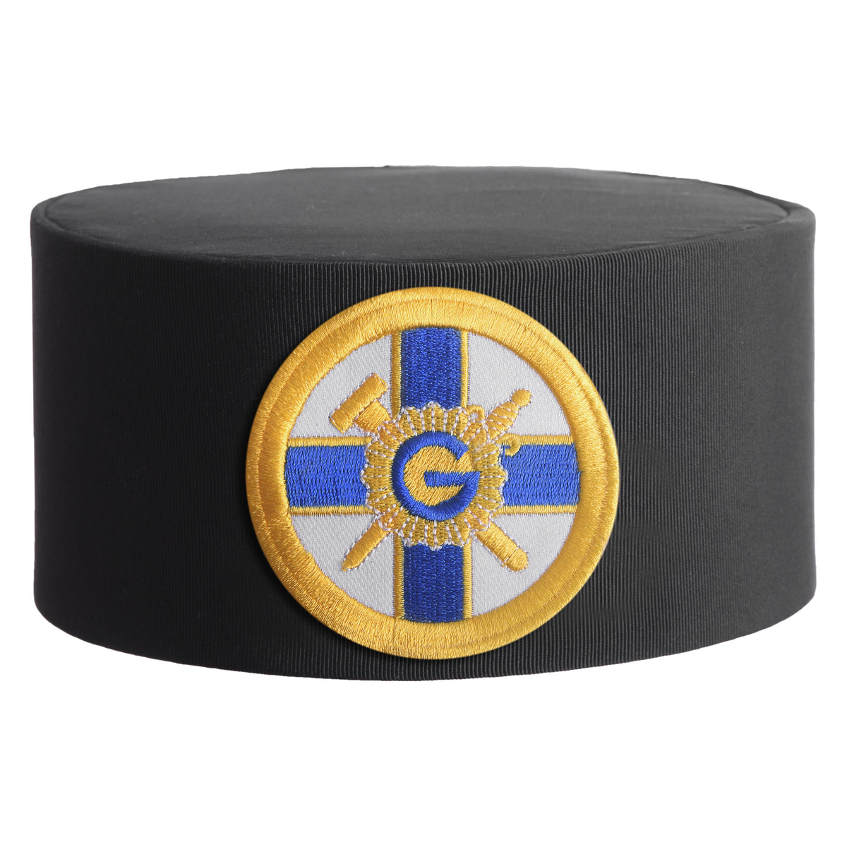 Eminent Prior Knights of the York Cross of Honour Crown Cap - White & Gold Patch With G