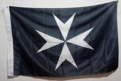 Knights of Malta Masonic Flag Black