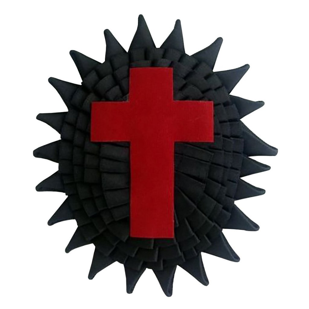 Knights Templar Chapeau Rosettes - Bullion Embroidery