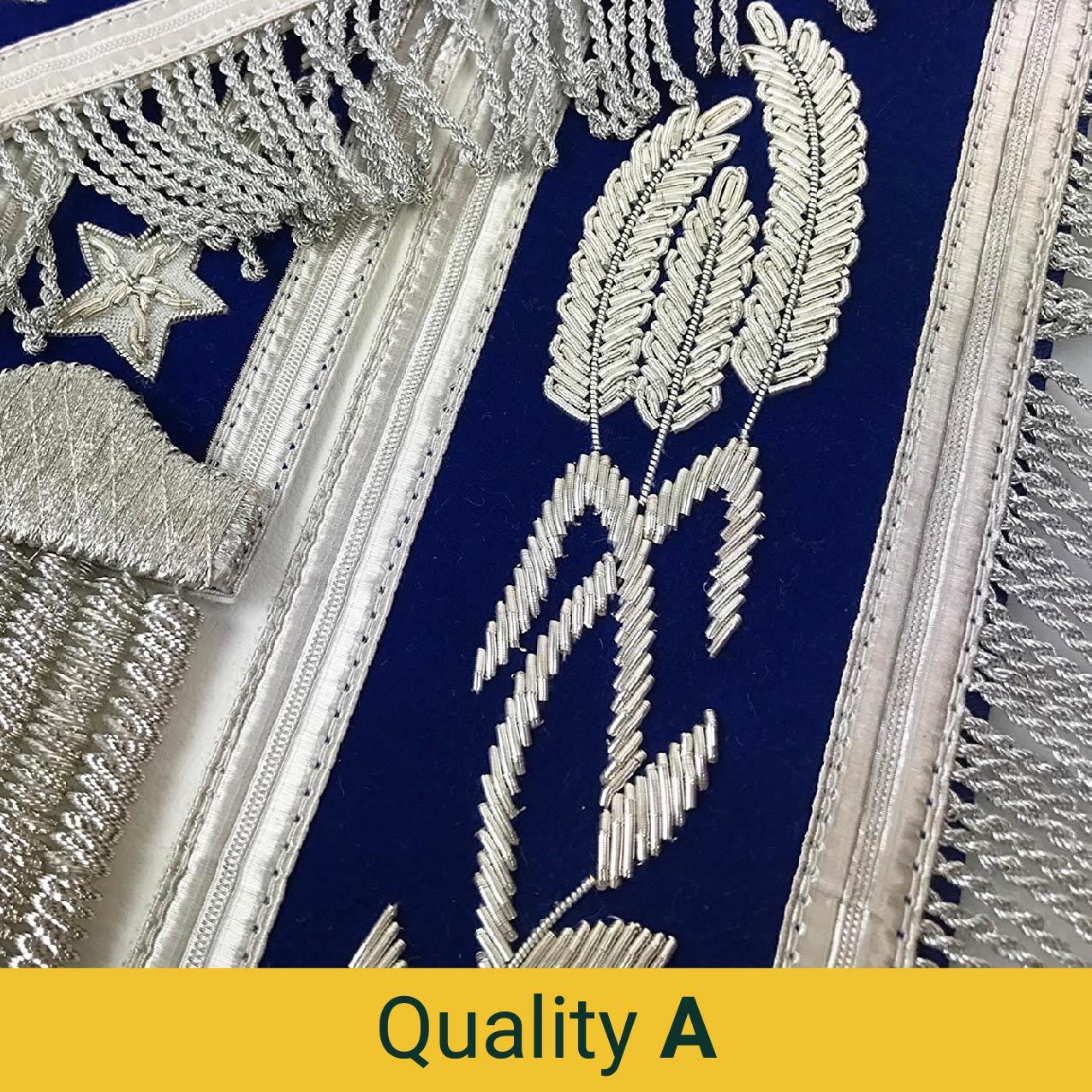 Grand Officers Blue Lodge Apron - Various Embroideries