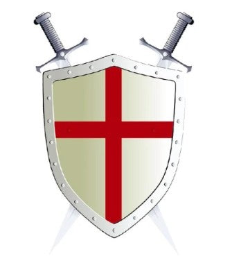 Knights Templar Shield Flag