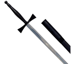 Masonic Sword with Black Hilt and Black Scabbard 35 3/4" + Free Case