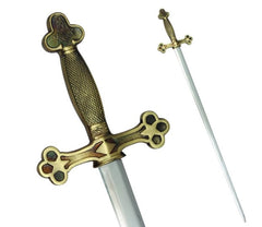 Masonic Ceremonial Sword Square Compass G + Free Case