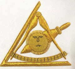 Masonic Council PIM Past Illustrious Master Apron Hand Embroidered