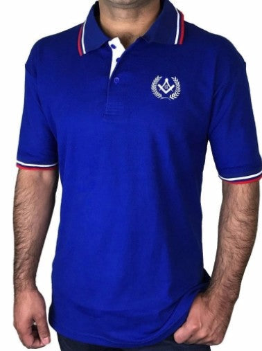 Polo Shirt with Square Compass & G Embroidery Logo