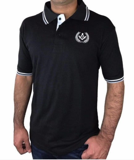 Polo Shirt with Square Compass & G Embroidery Logo