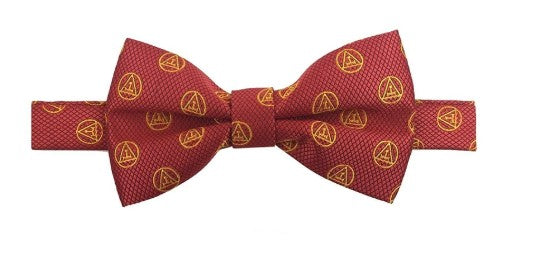 Masonic Royal Arch RA Bow Tie with Taus Red and Yellow