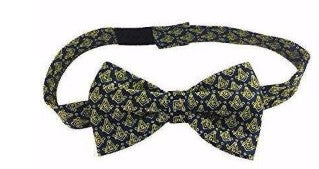 Masonic Regalia 100% Silk woven Bow Tie with Square Compass & G