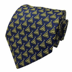 New Design Masonic Royal Arch Tie with Gold Triple Tau Freemasons Necktie