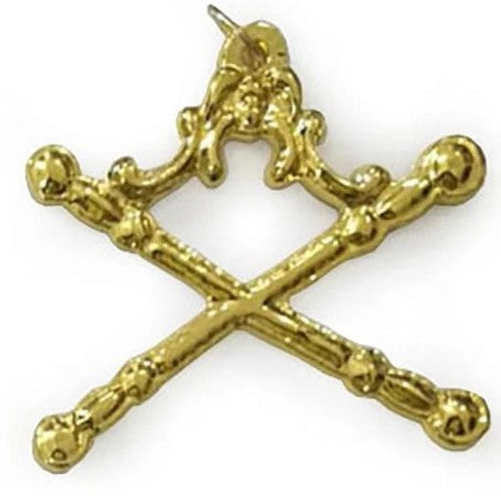 Masonic Gold Regalia Collar Jewel - Marshal