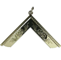 Masonic Craft Lodge Officer Silver Collar Jewel - Worshipful Master