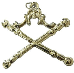 Masonic Regalia Silver Collar Jewel - Marshal