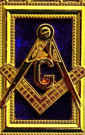 Grand Lodge - Rhinestones Chain Collar - Gold/Silver on Red Velvet