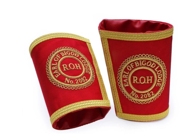 Masonic Gauntlets Cuffs - Embroidered