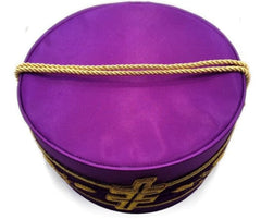 33rd Degree Scottish Rite Purple Cap Bullion Hand Embroidery