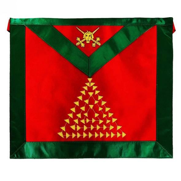 Masonic Scottish Rite Satin apron - AASR - 15th degree Bullion Embroidered