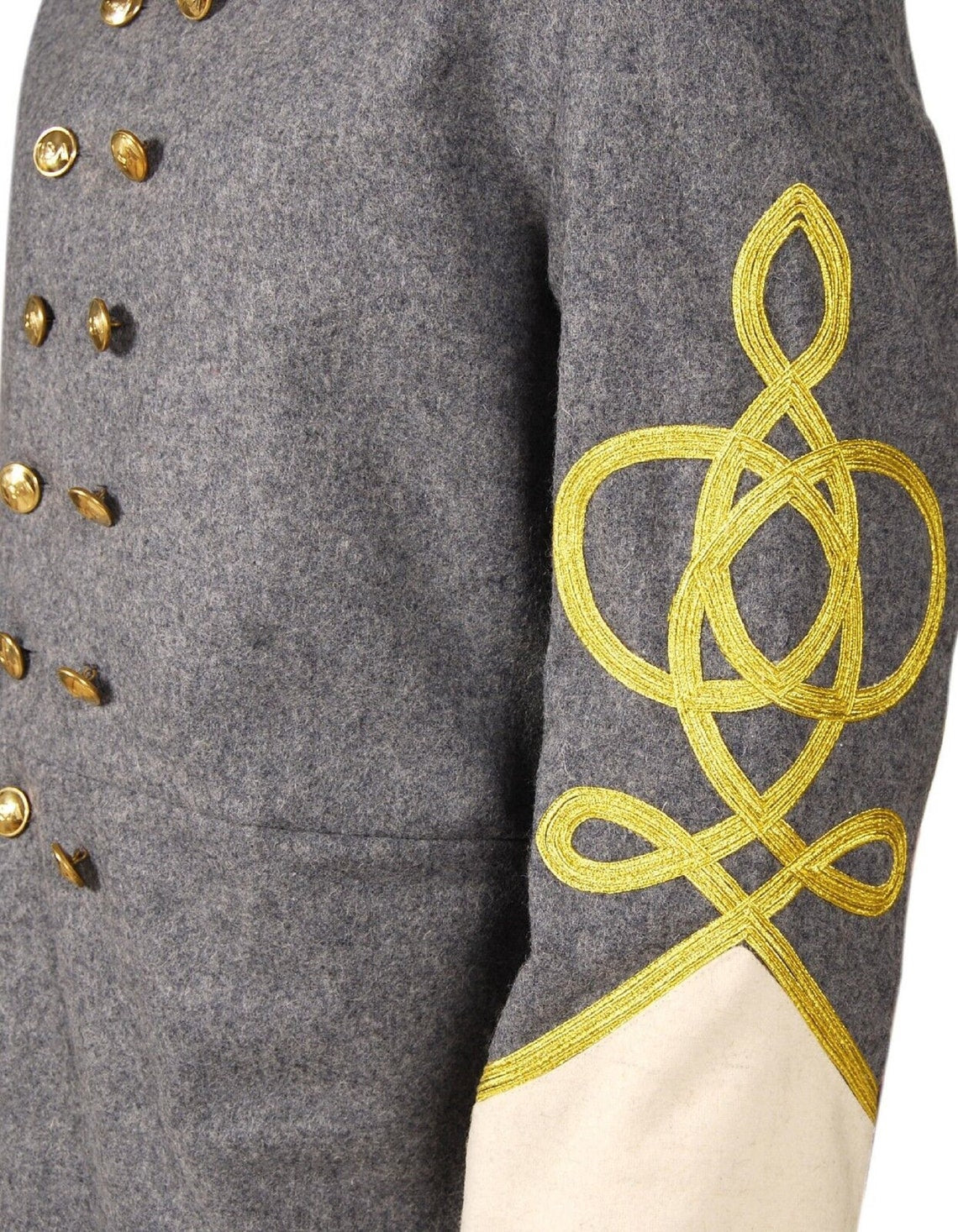 Civil War Confederate General's Frock Coat- All Sizes -Civil War military sack coat -Civil War Union Junior Officer Artillery Frock Coat  Civil War Cavalry Officer S Double Breasted Frock Coat