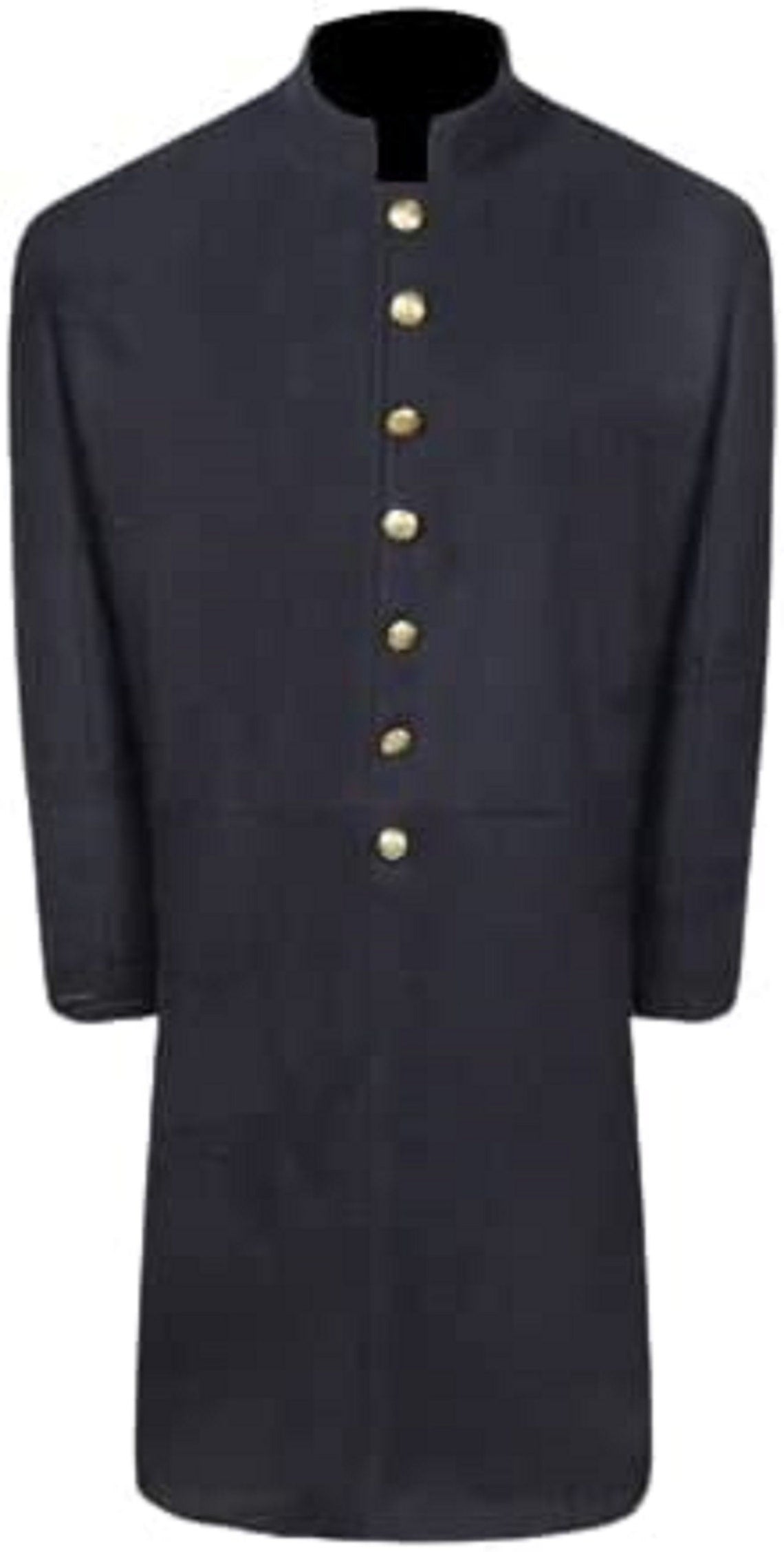 Civil war Union Junior Officer Single Breasted Navy Blue Frock Coat