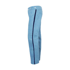 Civil War sky blue cavalry Wool Pants with 0.5 inch trim- All Sizes Available- Civil War Trouser