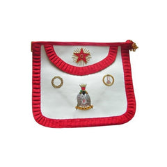 Leather Masonic apron – French Chapter – 4th Order