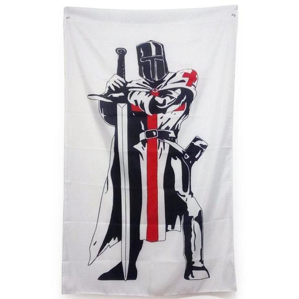 Knight Templar Masonic Flag