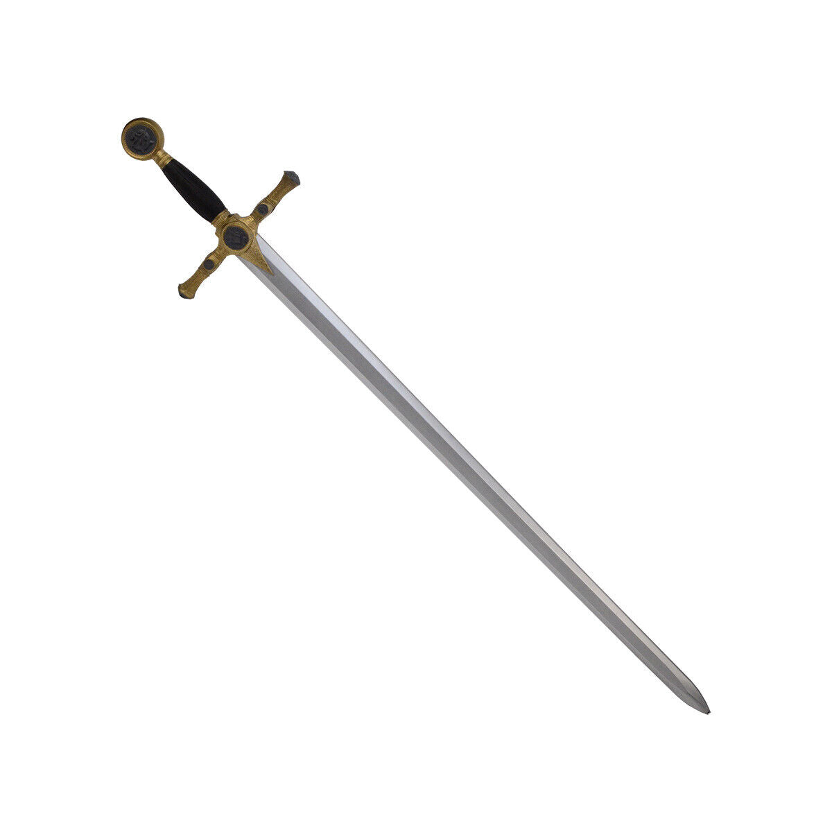 Foam Medieval Masonic Sword, 46"-LARP Weapon Costume Accessory Movie-Mason Sword Cosplay-Freemasons Sword