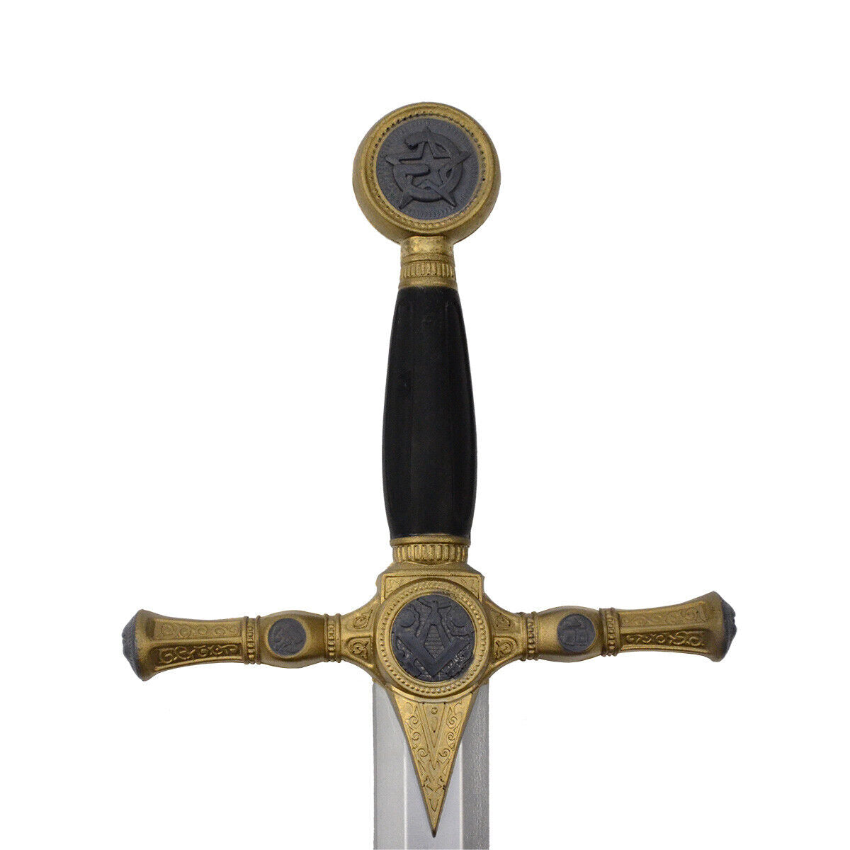 Foam Medieval Masonic Sword, 46"-LARP Weapon Costume Accessory Movie-Mason Sword Cosplay-Freemasons Sword