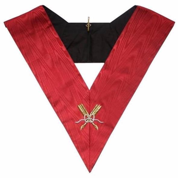 Masonic AASR collar 18th degree - Knight Rose Croix - Secretary