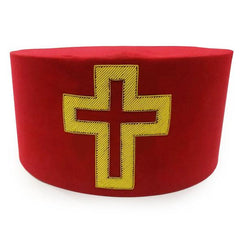 Masonic Knight Templar Sir Knight Passion Cross Cap Hat Crown